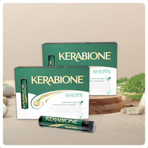2x Kerabione Shots - miesięczna kuracja na wypadanie włosów (nowy smak) - 2x 14 x 25 ml